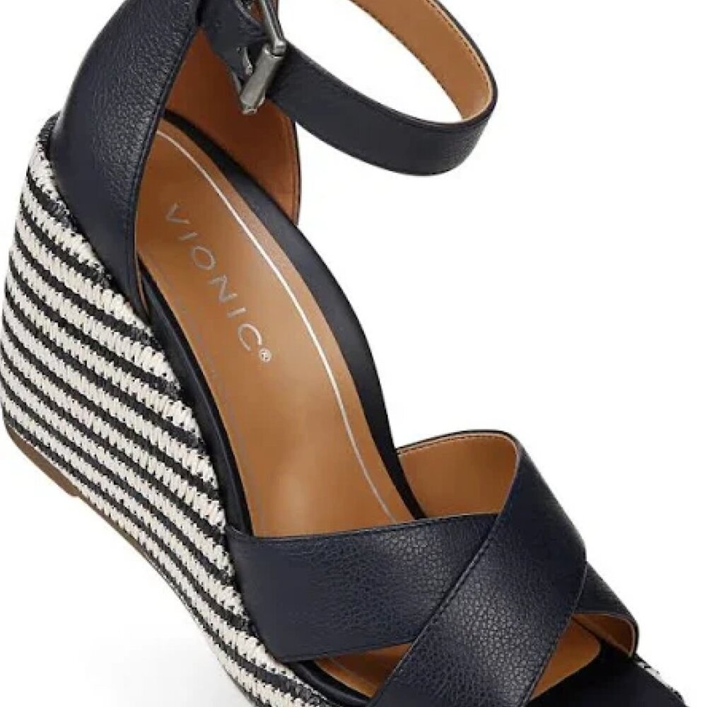 Vionic Women's Marina Espadrille Wedge Sandals